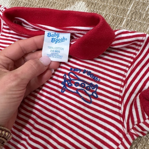 Lot 90s OshKosh B’Gosh baby onesie romper coverall embroidered boy teddy bear - Picture 5 of 9